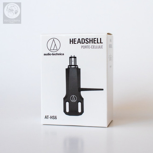 Audio Technica At-hs6bk Preto Headshell 1/2 Mount Original