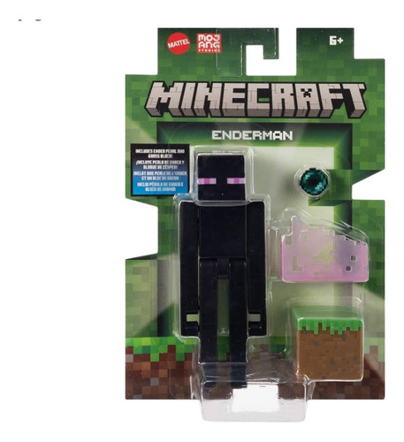 Enderman Con Enderpearl Minecraft Craft A Block Mattel Mojan