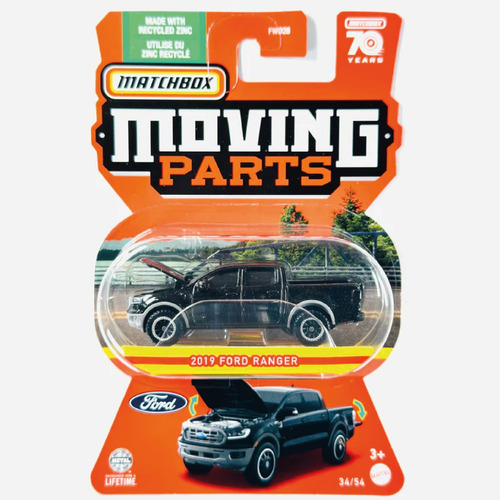 Matchbox Moving Parts 2019 Ford Ranger 2023 