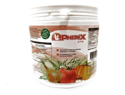 Fertilizante Orgánico Phenix Floración 500g Growshop Up