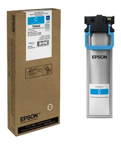 Cartucho Epson Wf 5210 5290 5710 5790 T941 Cyan Original