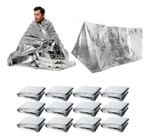 Comprar Pack X12 Manta De Emergencia Termica 130x210cm Supervivencia Marinshop Mantas Termicas De Emergencia 12 Unidades De Mantas De Emergencia Manta De Supervivenvia Camping 12 Unidades Manta Termica Calor