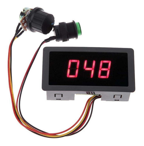 Pwm Control Velocidad Motores Leds Dc 6-30v 6a - Display Led