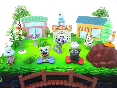 Puppy Dog Pals - Juego De Decoración Para Tarta De Cumpleaño