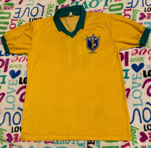 Jersey Vintage Penalty Brasil Mundial 1986 Época Colección