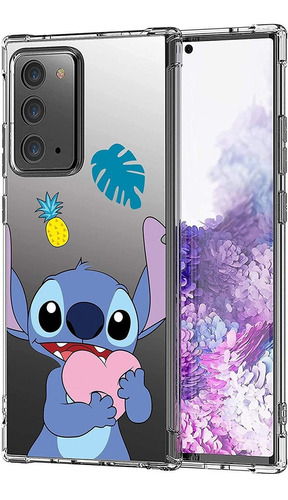 Coralogo Happy Stitch Para Samsung Galaxy Note 20 Funda