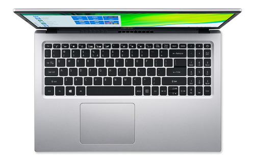 Ultrabook Acer Aspire 1 A115-32 pure silver 15.6", Intel Celeron N4500 4GB de RAM 128GB SSD, Intel UHD Graphics 1920x1080px Windows 10 Home