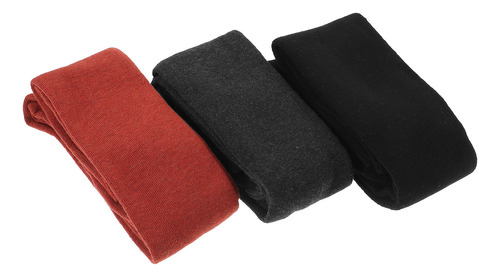 3 Pares De Calcetines Hasta El Muslo Para Mujer