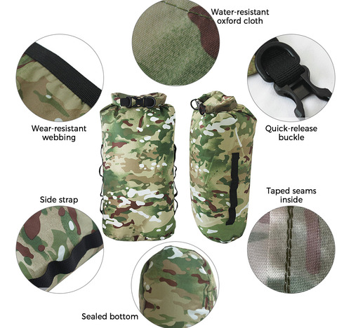 Saco Seco Ligero Dry Bag Con Correas Para Los Hombros Para