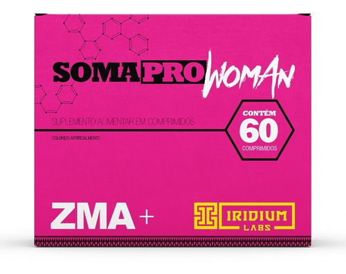 Soma Pro Woman Zma® Pré Hormonal - 60 Comps Iridium Labs Sabor Sem sabor