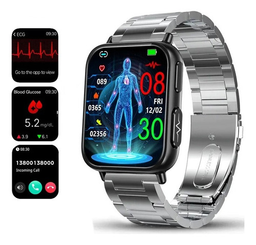 Z Reloj Inteligente Para Hombre Glucemia Smart Watch Ip68