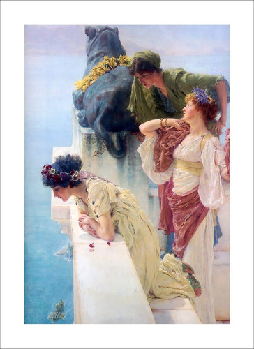 Lamina Fine Art A Coign Of Vantage Alma-tadema 51x70 Myc