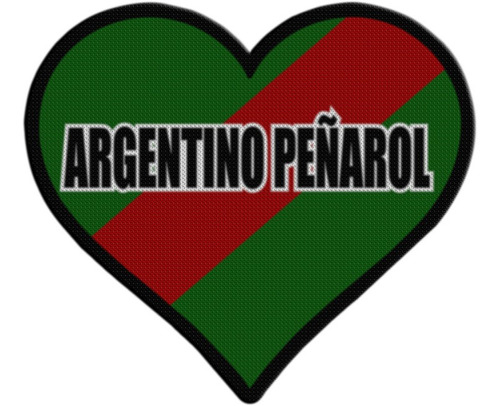 Parche Termoadhesivo Corazon Argentino Peñarol