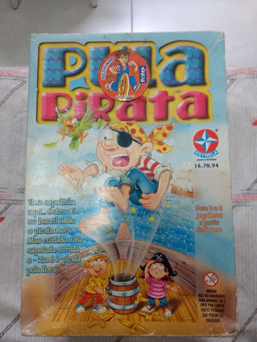 Brinquedo Pula Pirata Marca Estrela 