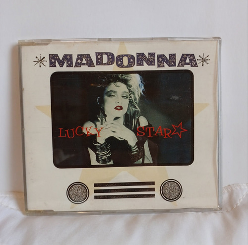 Raro Cd Single Importado Madonna Lucky Star Serie Yellow