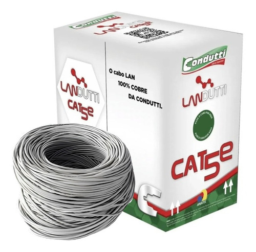 Cabo De Rede Cat6 Utp Cmx 4p 305m Landutti Cz Homologado