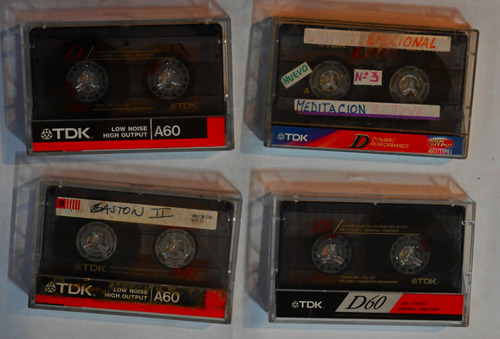 Cassettes Usados (varias Marcas). Para Regrabar.