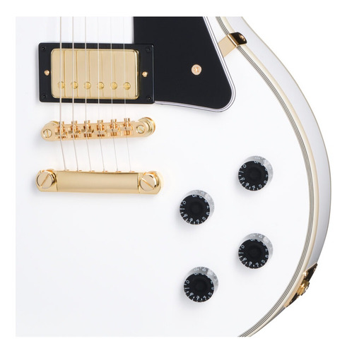 Guitarra EpiPhone Les Paul Custom - Alpine White Com Bag