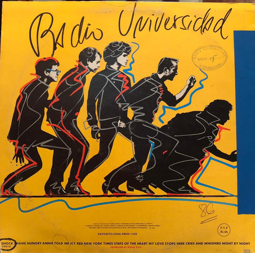 Disco Lp - The Motels / Shock. Album (1985) (Usado)