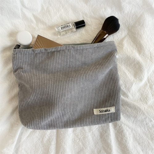 Bolsa De Maquillaje De Terciopelo Afelpado, Organizador De C