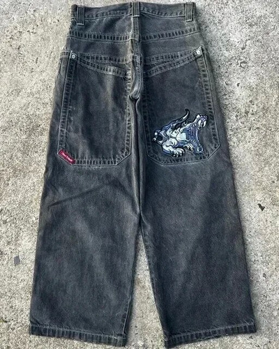 Vaqueros Jnco De Pierna Recta Para Hombre, Estilo Retro, Cas