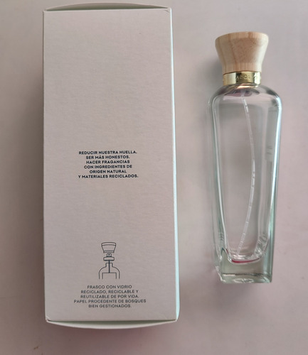 Frasco Vacío Adolfo Domínguez Azahar Agua Fresca 120ml Caja (Usado)