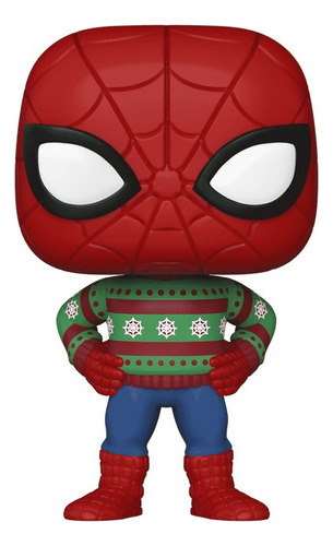 Figura de acción  Spiderman Sueter Navidad de Funko Pop!