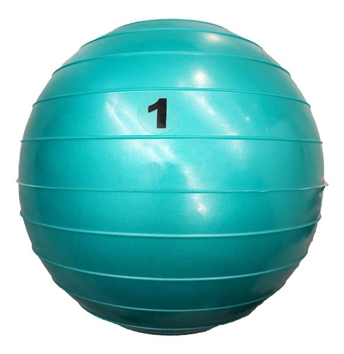 Imagen 1 de 4 de Pelota Medicine Ball Con Pique Con Peso 1 Kg Sport Maniac