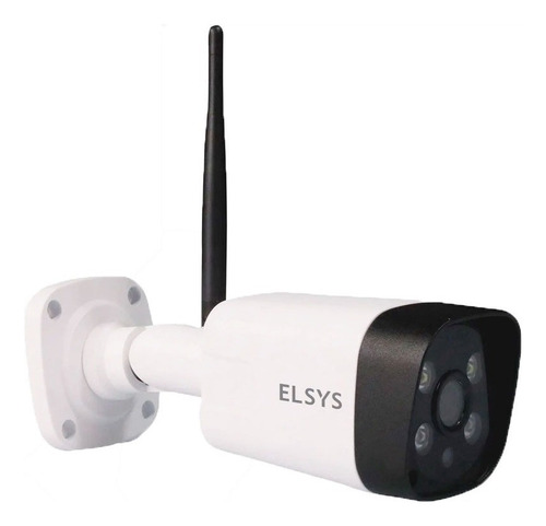 Câmera de segurança Elsys ESC-WB3F com resolução de 2MP visão noturna incluída branca