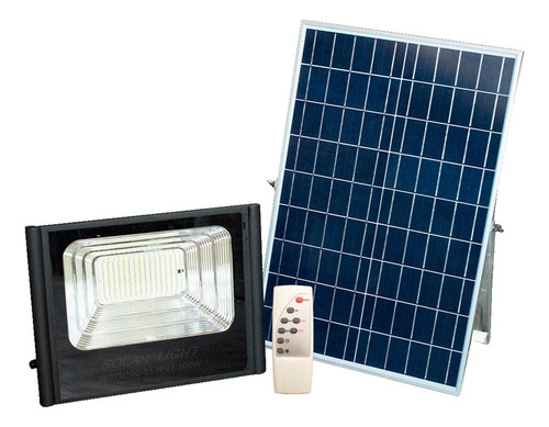 Reflector Led 150w Luz Dia + Panel Solar (ip65) (6500k)(kl-2