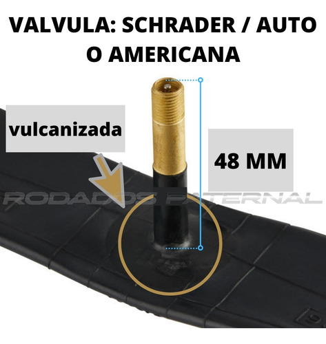 Imagen 2 de 5 de Camara Tripa Bicicleta Importada Kyowa 29 Valvula Auto 48mm