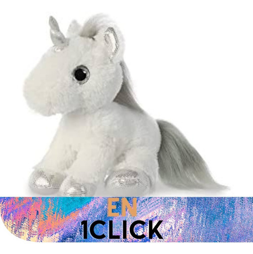 Peluches Aurora Sparkle Tales Unicornio Plata Juguetes Niños