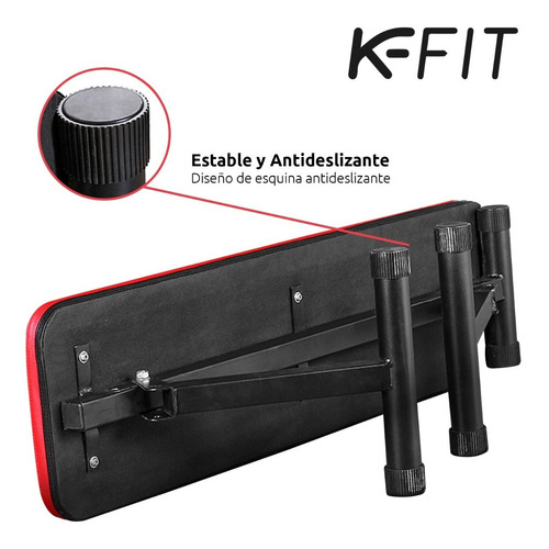 Imagen 7 de 8 de Banca Abdominales Y Ejercicios Multifuncional Plegable K-fit