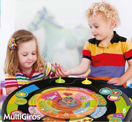 Mesa De Actividades Para Bebé Jng Plast Multigiros Color Multicolor Con Luz