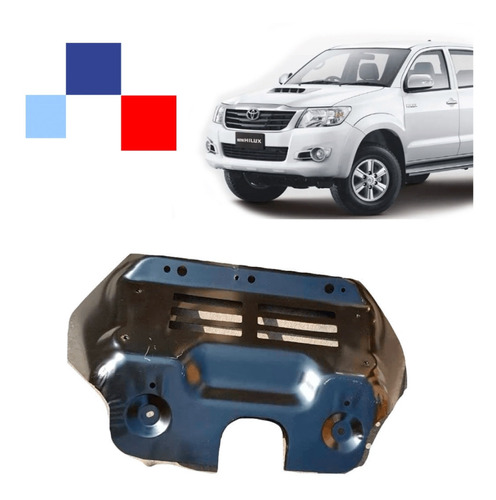 Cubre Carter Toyota Hilux 2005-2015 Metalico