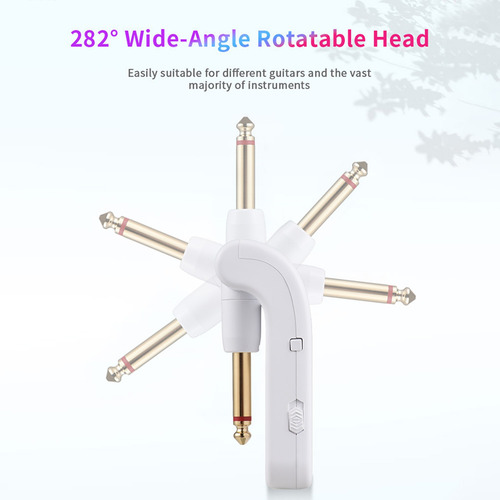 Accesorios Para Guitarra Sistema Inalámbrico Recargable De 2
