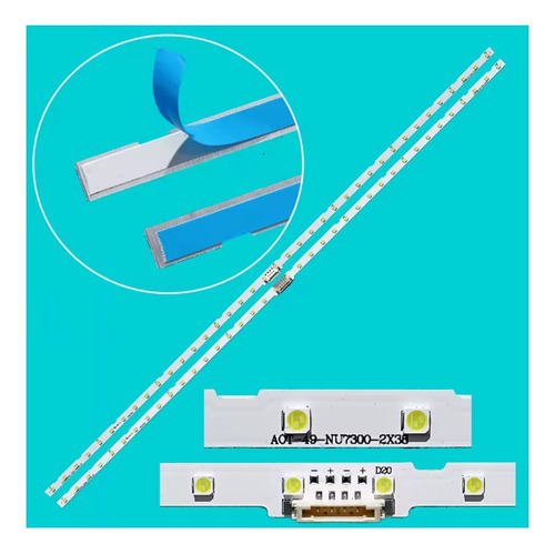 Kit Led Compatible Con Un49nu7100 Un49nu7300 Un49nu7100f