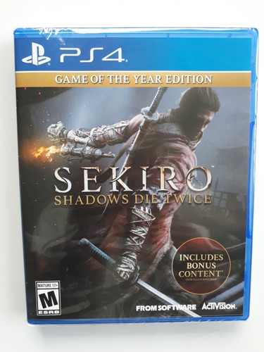 Sekiro Shadows Die Twice Juego Ps4 Nuevo Y Sellado