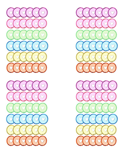 240 Unidades De Discos De Encuadernación De Plástico De 24 M