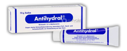 Pomada Antihydral Salbe 70g Hiperidrose Sudorese Importado