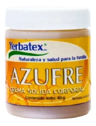 Crema Con Azufre Para Los Acaros