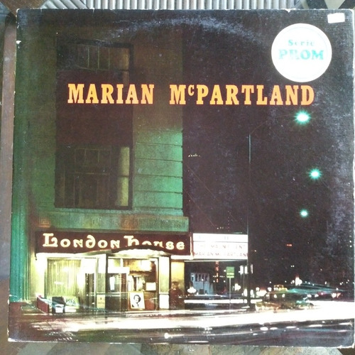 Marian Mcpartland Lp 1a Ed Ar 1958 Serie Promocional Impecab