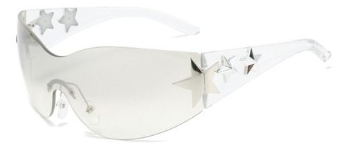 Gafas De Sol Y2k Sunglasses Aesthetic Star Wrap Around