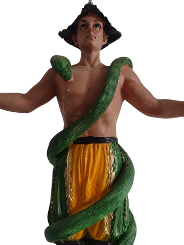 Inle Orisha, Representa La Pesca, Salud Y Prosperidad 36 Cm.