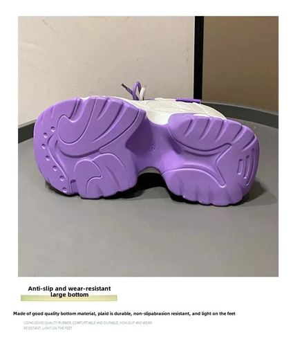 Zapatillas Con Plataforma Para Mujer, Zapatos Deportivos Casuales A La Moda
