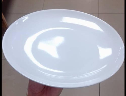 Plato Platos  Melamine 27 Cm 11  Llano Blanco 