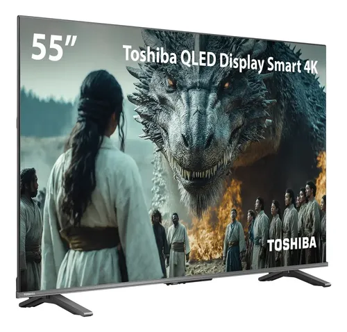 Smart Tv Qled 55 4k Toshiba Google Tv 3hdmi 2usb | Parcelamento