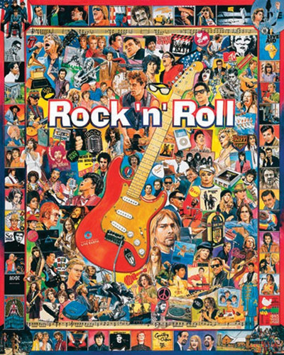 Rompecabezas Rock 'n Roll 1000 Piezas White Mountain Puzzles