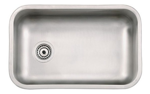 Imagen 2 de 2 de Bacha Cocina Simple Mi Pileta 303 52x32x18 Acero Bajomesada