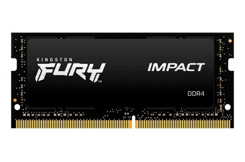 Memoria Ram Laptop Kingston Fury Impact 32gb Ddr4 3200 Negro